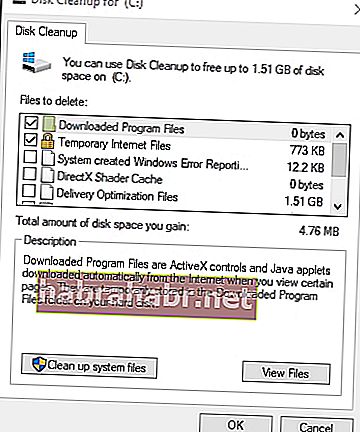 Nettoyez votre disque pour réparer HAL INITIALIZATION FAILED dans Windows 10.