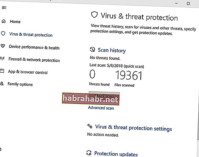 Windows Defender analysera votre PC à la recherche de logiciels malveillants et de virus, ce qui peut résoudre vos problèmes bdredline.exe